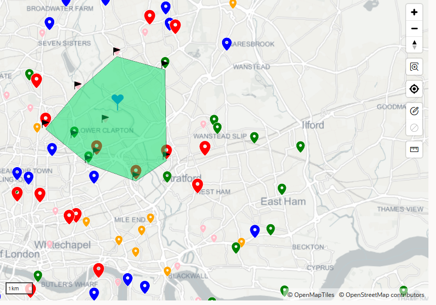 APEX 21.1 Maps – Nearest Neighbours (with Spatial Studio) – DataVizMark